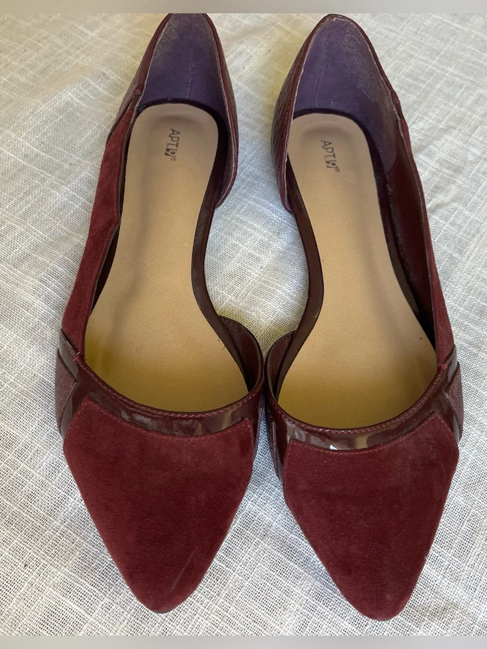 Apt. 9 burgundy red
